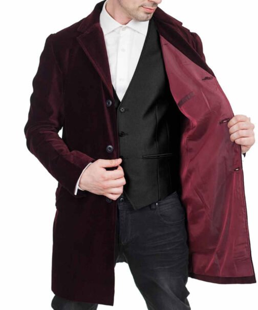 Peter Capaldi Twelfth Doctor Red Coat - Image 4