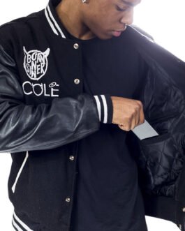 Men’s Dollar And a Dream Born Sinner J Cole Varsity Jacket