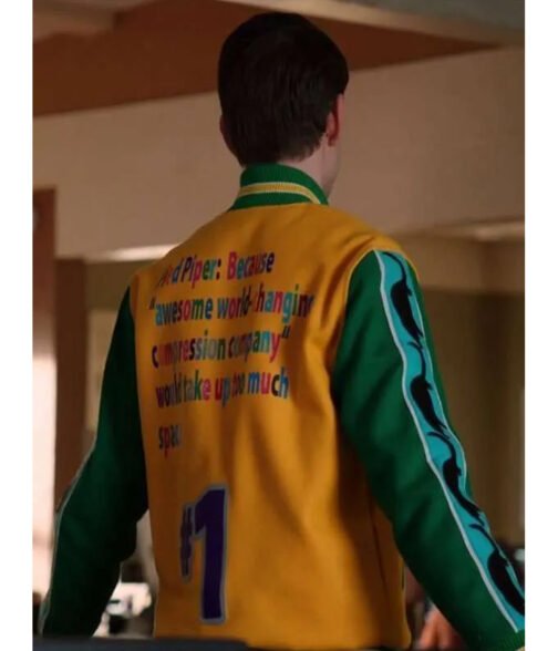 Zach Woods Silicon Valley Donald Dunn Varsity Jacket - Image 9