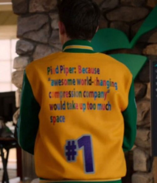 Zach Woods Silicon Valley Donald Dunn Varsity Jacket - Image 10