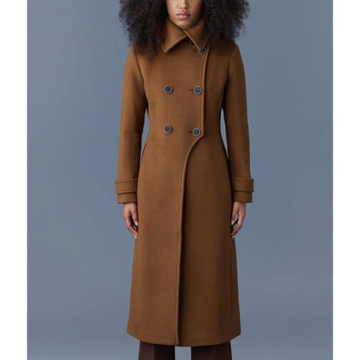 Women’s Double Face Elodie Military Coat - Image 7