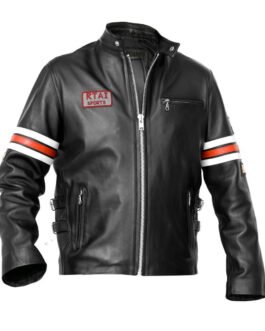 Hugh Laurie House Biker Leather Jacket