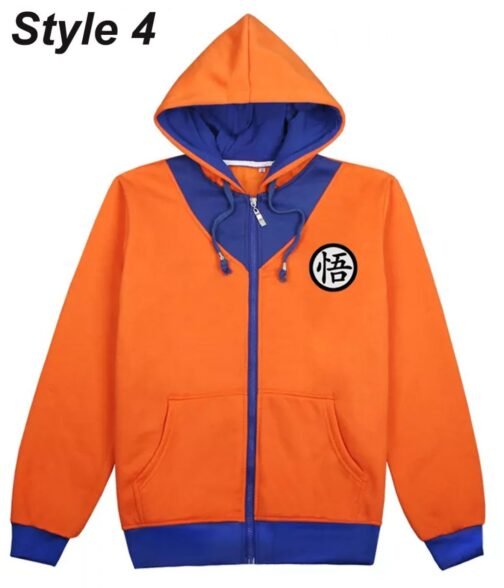 Goku Dragon Ball Zip Up Hoodie - Image 4