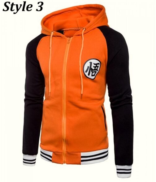Goku Dragon Ball Zip Up Hoodie - Image 3