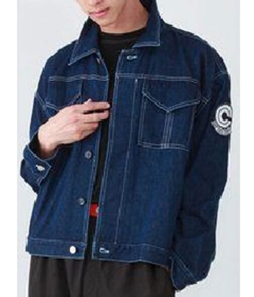 Future Trunks Dragon Ball Denim Jacket - Image 2