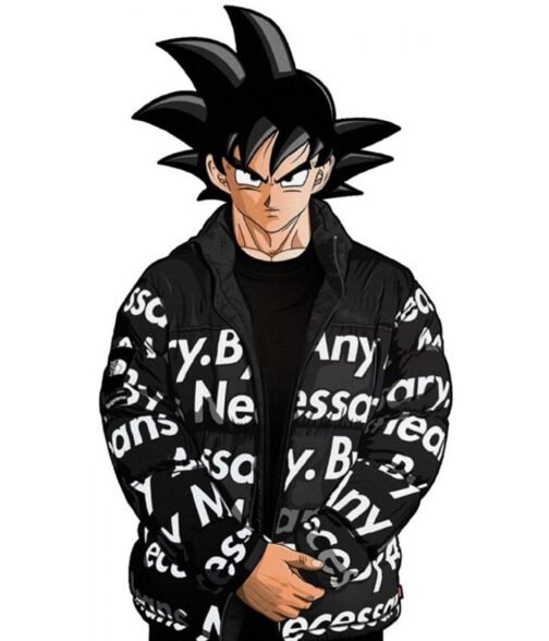 Goku Drip Dragon Ball Z Puffer Jacket - Image 2