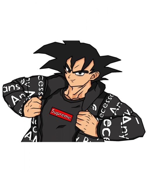 Goku Drip Dragon Ball Z Puffer Jacket - Image 6