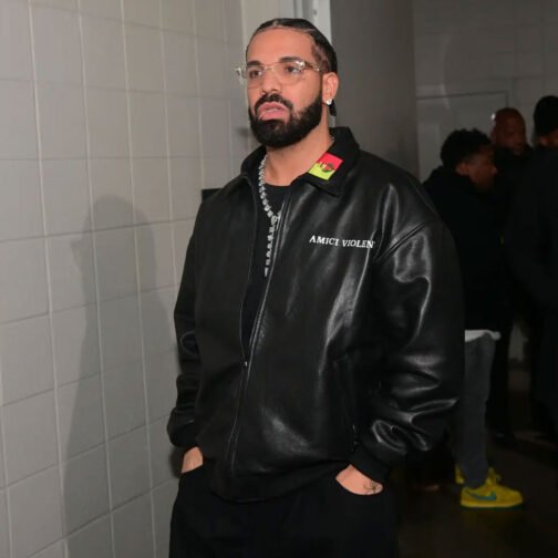 Drake Amici Violente Leather Jacket - Image 3