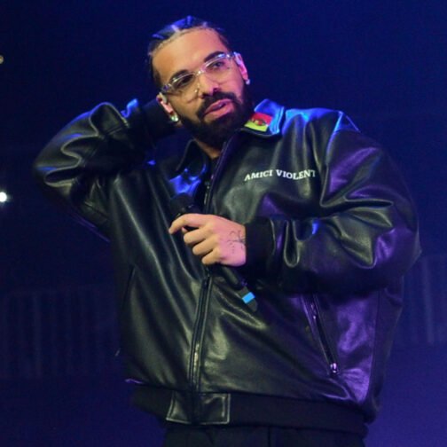 Drake Amici Violente Leather Jacket - Image 6