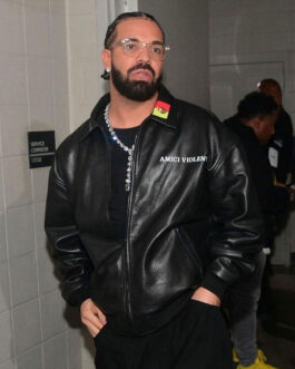 Drake Amici Violente Leather Jacket