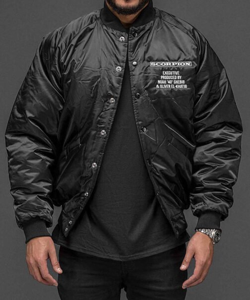 June Twenty Eighteen Drake Black Bomber Jacket