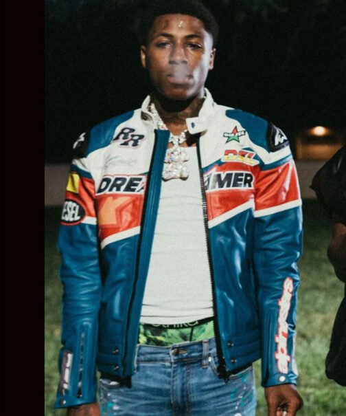 Dreamer Juice Wrld Bandit Ft. NBA Youngboy Biker Jacket - Image 5