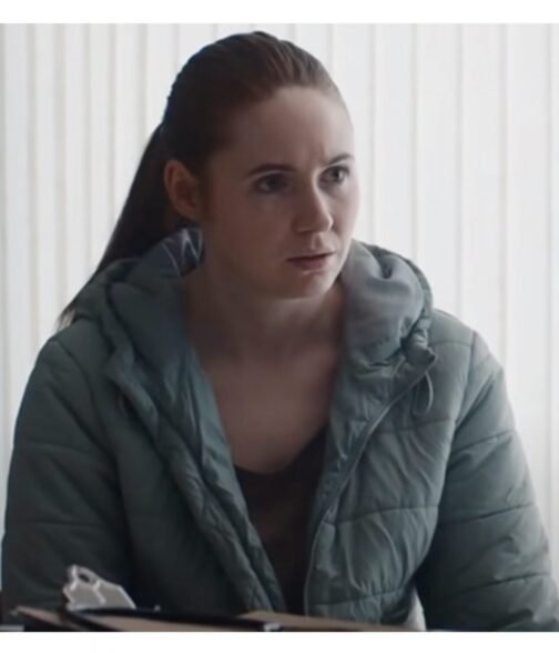Dual Karen Gillan Puffer Blue Jacket - Image 2
