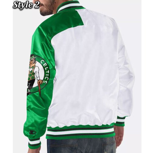 Dugout Boston Celtics Satin Jacket - Image 6