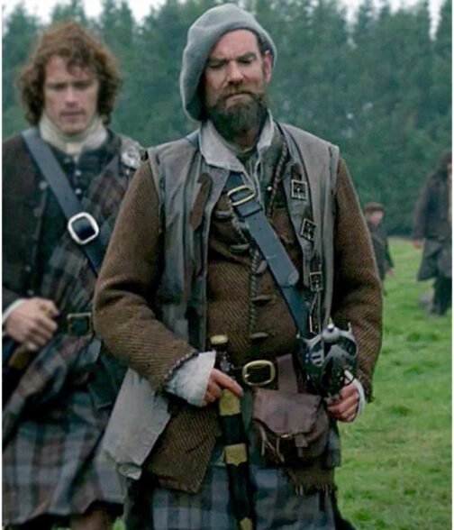 Duncan Lacroix Outlander Season 4 Brown Leather Vest - Image 6