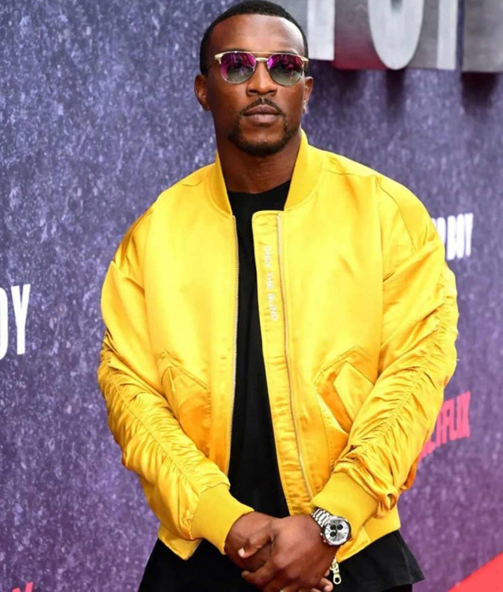 Ashley Walters Top Boy Season 3 Bomber Yellow Jacket - Image 2