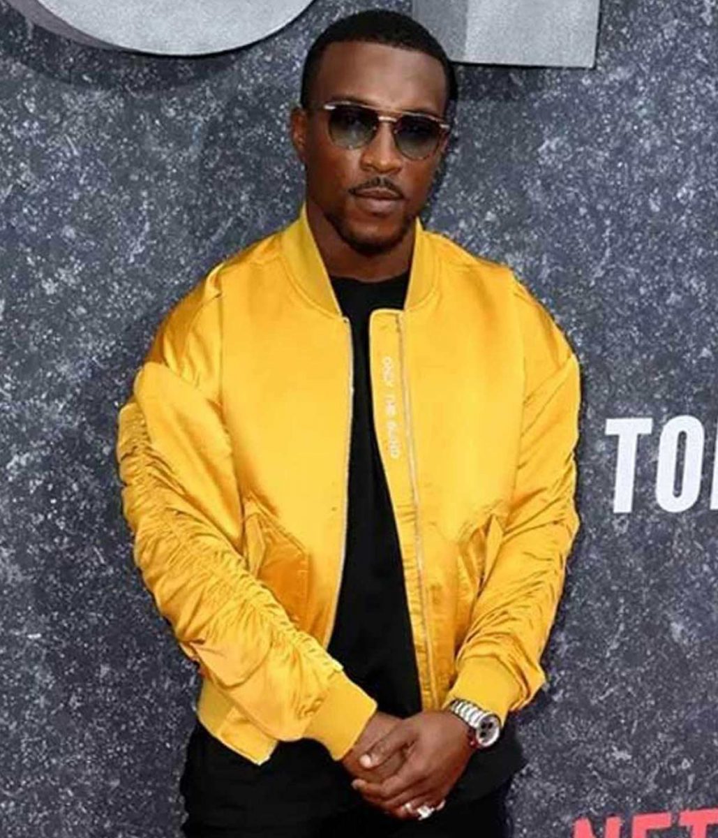 Ashley Walters Top Boy Season 3 Bomber Yellow Jacket - Image 9