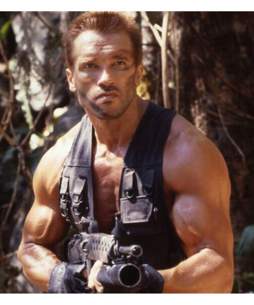 Predator Arnold Schwarzenegger Leather Vest - Image 8