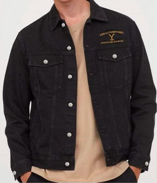 Yellowstone Dutton Ranch Black Jacket