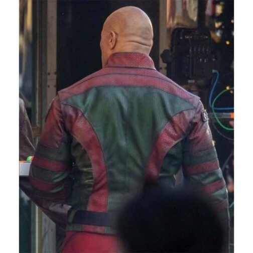Dwayne Johnson Red One Leather Jacket - Image 6