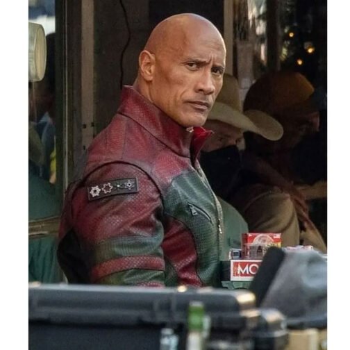 Dwayne Johnson Red One Leather Jacket - Image 9