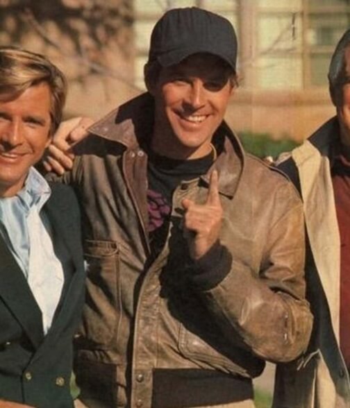Dwight Schultz The A-Team Da Nang 1970 Leather Jacket - Image 8