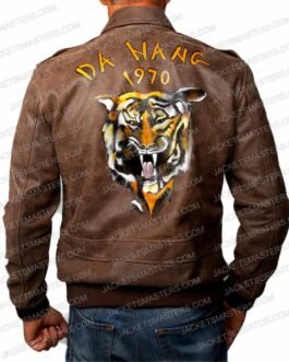 Dwight Schultz The A-Team Da Nang 1970 Leather Jacket