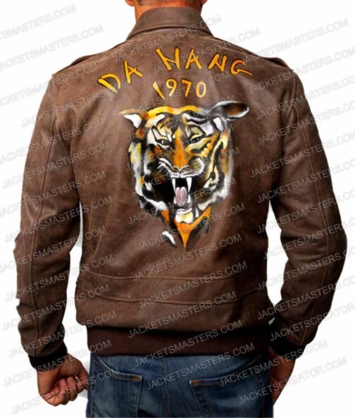 Dwight Schultz The A-Team Da Nang 1970 Leather Jacket