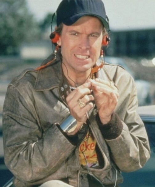 Dwight Schultz The A-Team Da Nang 1970 Leather Jacket - Image 10