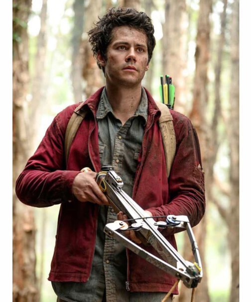 Dylan O’Brien Love and Monsters Red Jacket - Image 2