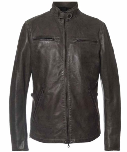 Bates Motel Max Thieriot Brown Leather Jacket