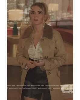 Dynasty Eliza Bennett Leather Coat