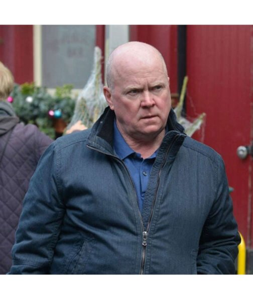 Steve Mcfadden EastEnders Denim Bomber Jacket - Image 3