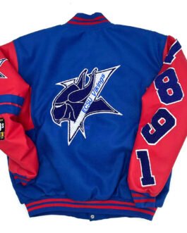 ECSU Vikings Ole Skool Letterman Jacket