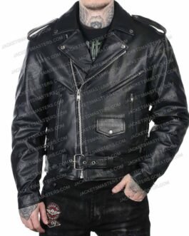 Joseph Quinn Stranger Things S04 Motorcycle Leather Jacket