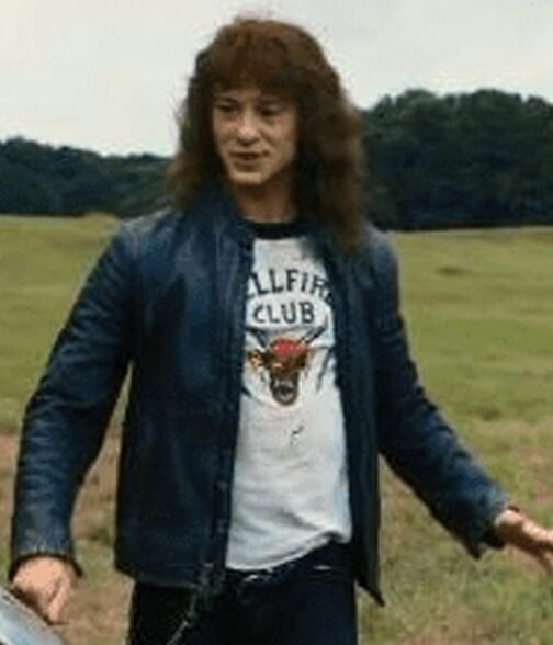 Stranger Things S04 Joseph Quinn Black Leather Jacket - Image 12