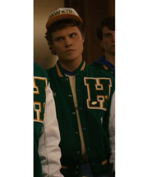 Stranger Things Joseph Quinn Letterman Jacket - Image 7