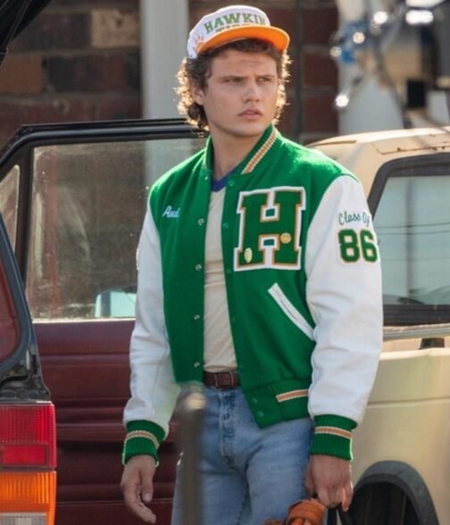Stranger Things Joseph Quinn Letterman Jacket - Image 2