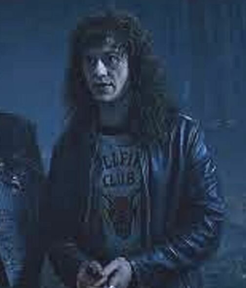 Stranger Things S04 Joseph Quinn Black Leather Jacket - Image 21
