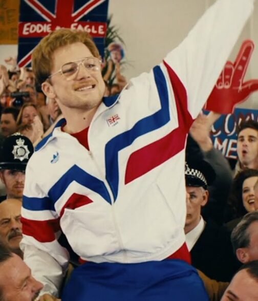 Taron Egerton Eddie The Eagle Great Britain Jacket - Image 3