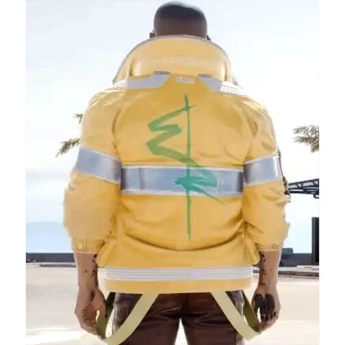 Cyberpunk 2077 David Martinez Yellow Leather Jacket - Image 9