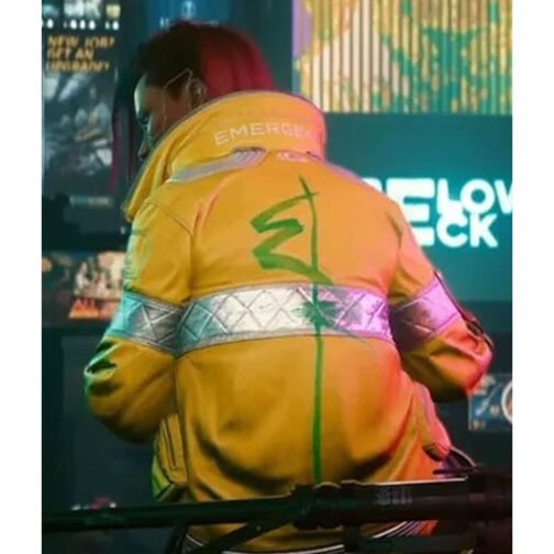 Cyberpunk 2077 David Martinez Yellow Leather Jacket - Image 7