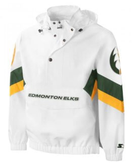 Enforcer Edmonton Elks White Jacket