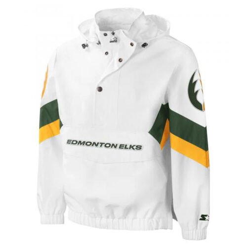 Enforcer Edmonton Elks White Jacket