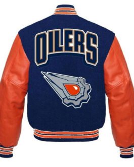 Edmonton Oilers NHL Varsity Jacket