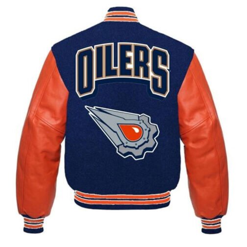Edmonton Oilers NHL Varsity Jacket - Image 2