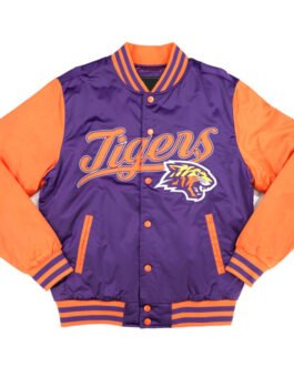 Edward Waters Tigers Purple and Orange Jacket