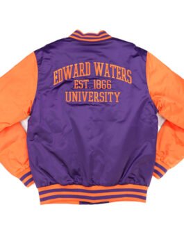 Edward Waters Tigers Purple and Orange Jacket