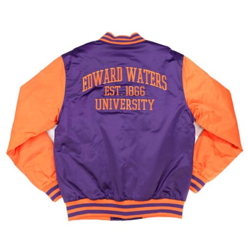 Edward Waters Tigers Purple and Orange Jacket - Image 2