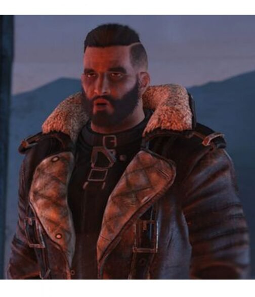 Elder Maxson Fallout 4 Leather Coat - Image 8